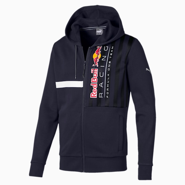 Red Bull Racing Logo Men s Hooded Sweat Jacket PUMA