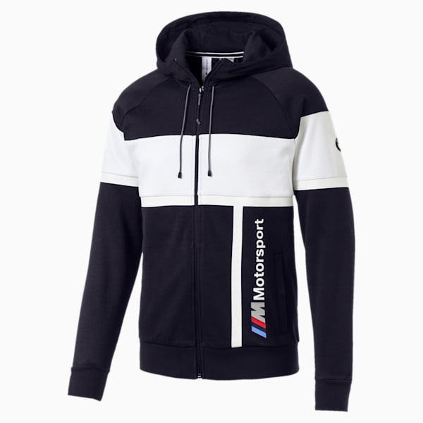 BMW M Motorsport Hooded Men's Sweat Jacket, Team Blue, extralarge-IND