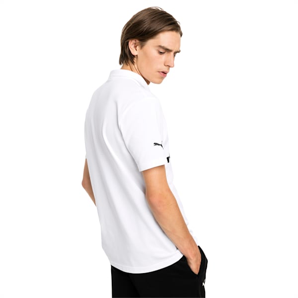 BMW M Motorsport Men's Polo, Puma White, extralarge