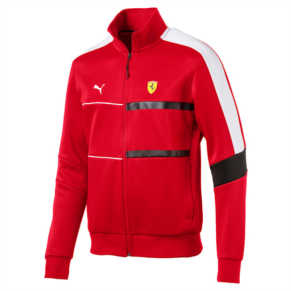 Scuderia Ferrari Men's T7 Track Jacket, Rosso Corsa, extralarge