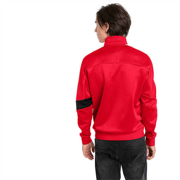 Men's Puma Red Scuderia Ferrari Team Knit Half-Zip Jacket