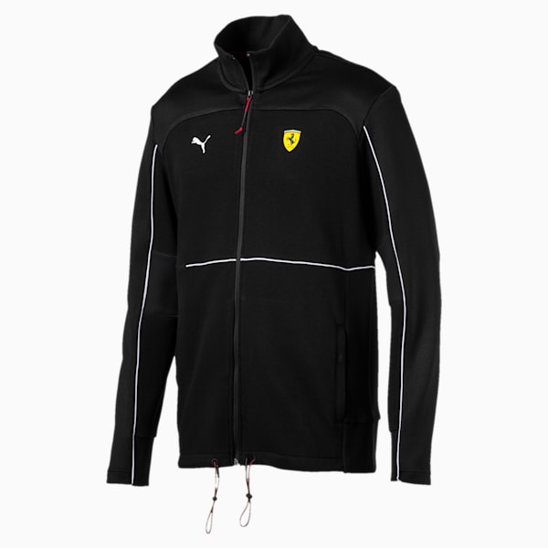 Scuderia Ferrari Sweat Jacket, Puma Black, extralarge