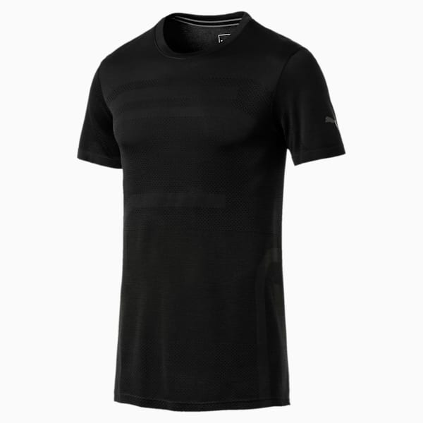 Scuderia Ferrari Men’s evoKNIT Tee, Puma Black, extralarge