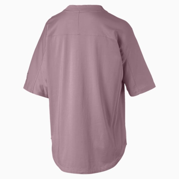 Scuderia Ferrari Women's Big Shield Tee, Elderberry, extralarge