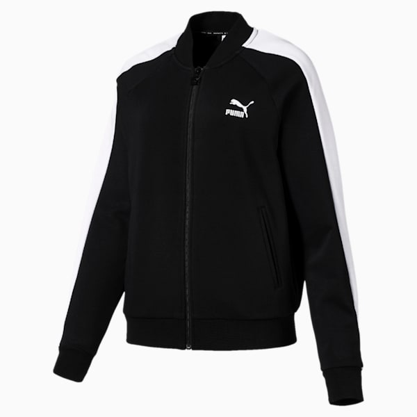  PUMA T7 All Over Print Track Jacket Light Sand XS : ביגוד,  נעליים ותכשיטים