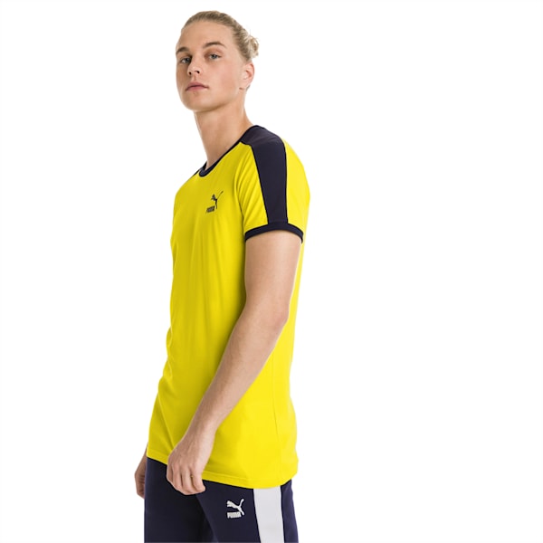 Iconic T7 Slim Men's T-Shirt, Blazing Yellow, extralarge-IND