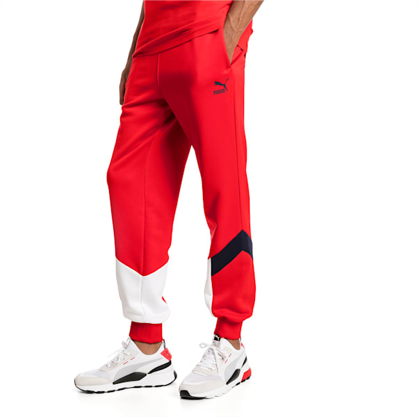 Iconic MCS Men's Track Pants, High Risk Red, extralarge-IND