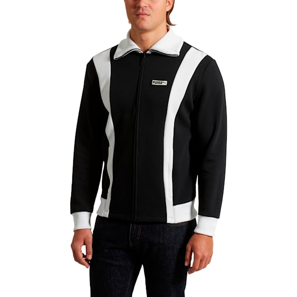 Iconic T7 Spezial Men’s Track Jacket, Cotton Black, extralarge