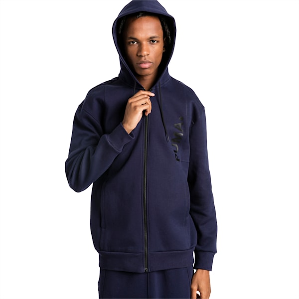 Epoch Full Zip Men’s Hoodie, Peacoat, extralarge