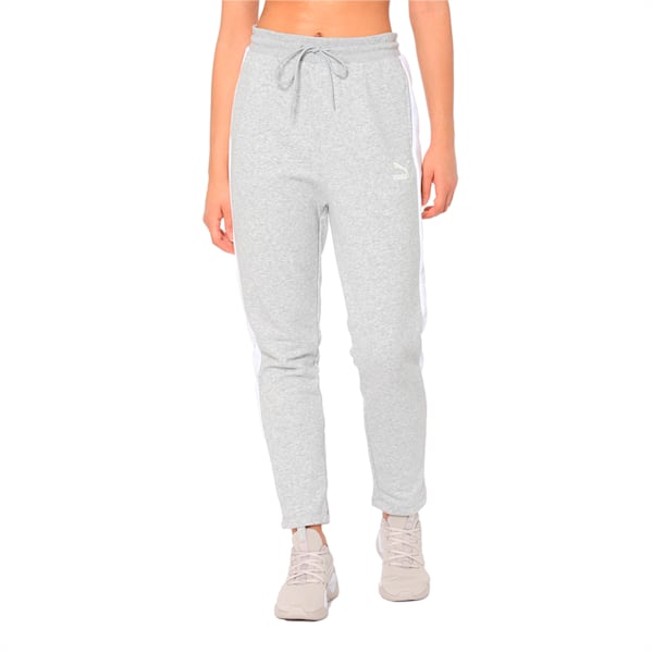 Classics T7 Women's Track Pants, Light Gray Heather, extralarge-IND
