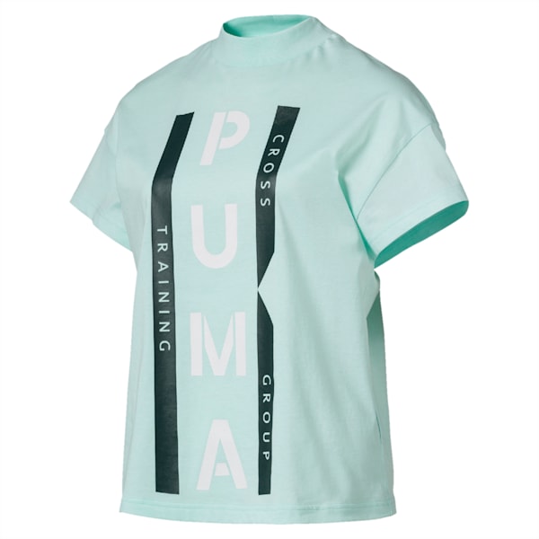 XTG Graphic Women's Tee, Fair Aqua, extralarge-IND