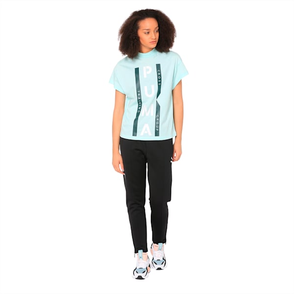 XTG Graphic Women's Tee, Fair Aqua, extralarge-IND