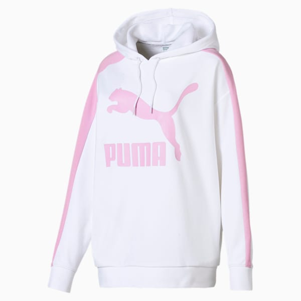 Puma women's classics logo t7 hoodie deals