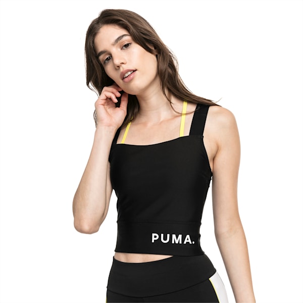 Chase Women’s Crop Top, Puma Black, extralarge