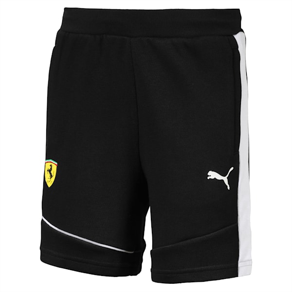 Scuderia Ferrari Boys' Sweat Shorts JR, Puma Black, extralarge
