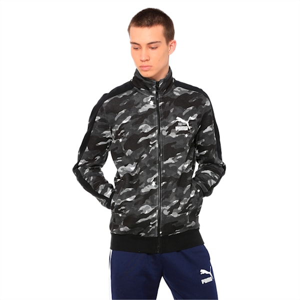 Classics T7 Track Jacket AOP, Cotton Black, extralarge-IND