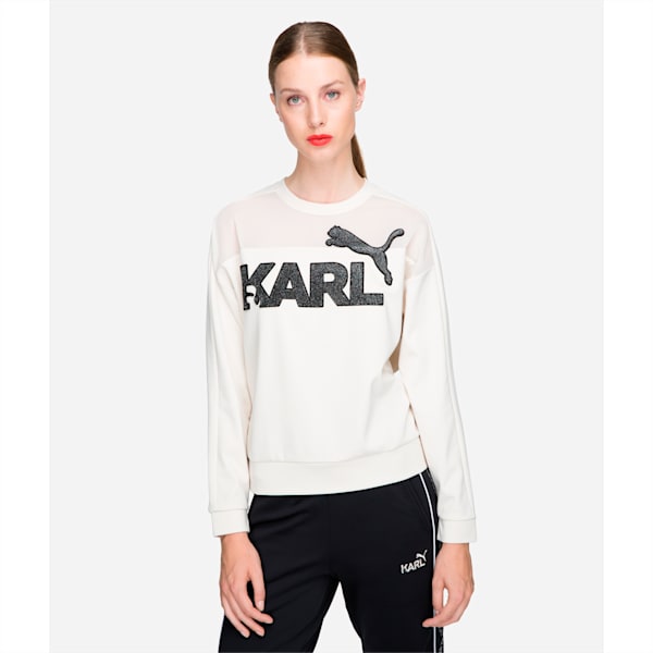 PUMA x KARL LAGERFELD Crew, Birch, extralarge