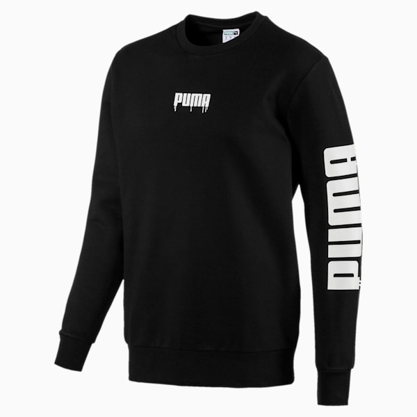 SUPER PUMA Sound Men’s Crewneck Sweatshirt, Puma Black, extralarge