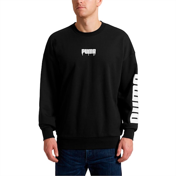 SUPER PUMA Sound Men’s Crewneck Sweatshirt, Puma Black, extralarge