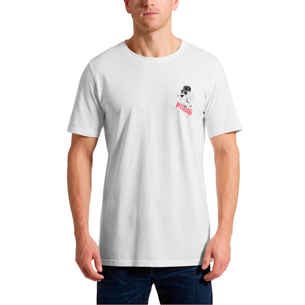 SUPER PUMA Sound Men’s Tee, Puma White, extralarge