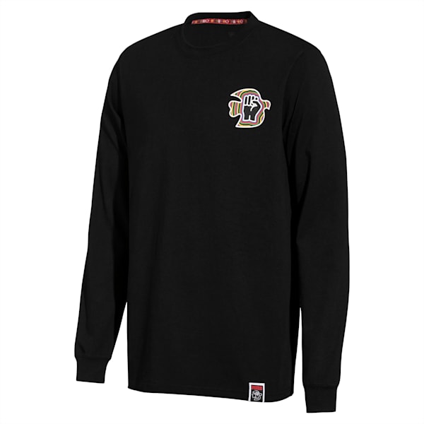 PUMA x Power Through Peace Long Sleeve Shirt, Puma Black, extralarge