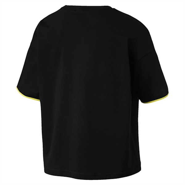 Women's Chase Cotton Tee, Cotton Black, extralarge-IND