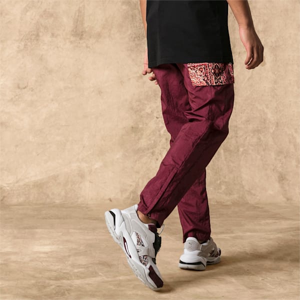 PUMA x LES BENJAMINS Men’s Track Pants, Burgundy, extralarge