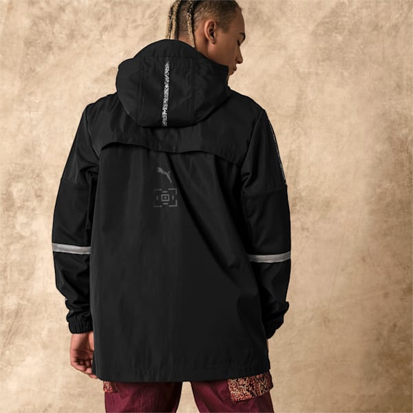 PUMA x LES BENJAMINS Men’s Windbreaker, Puma Black, extralarge