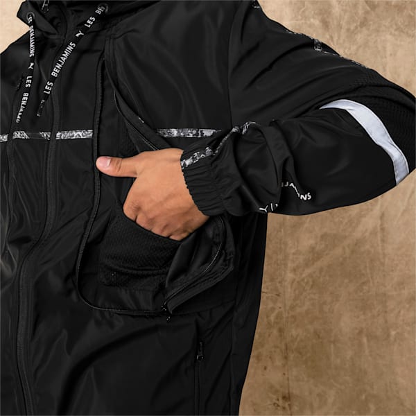 PUMA x LES BENJAMINS Men’s Windbreaker, Puma Black, extralarge