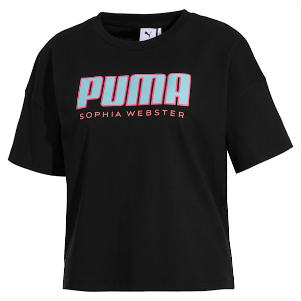 PUMA x SOPHIA WEBSTER ウィメンズ Tシャツ, Puma Black, extralarge