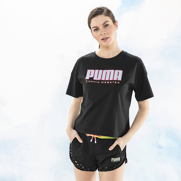 PUMA x SOPHIA WEBSTER ウィメンズ Tシャツ, Puma Black, extralarge