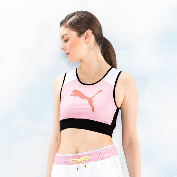 PUMA x SOPHIA WEBSTER Women’s Reversible Crop Top, Puma White-AOP, extralarge