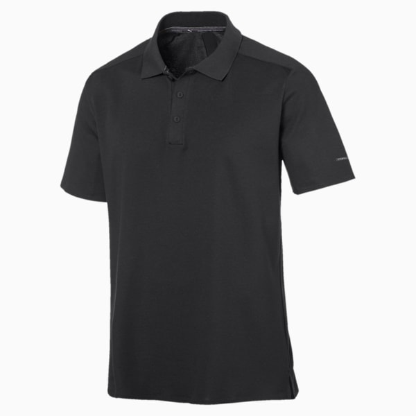 Porsche Design Men's Polo, Jet Black, extralarge