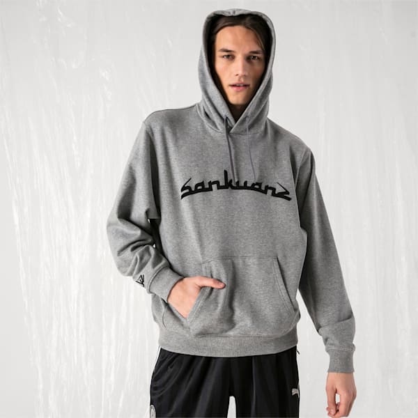 PUMA x SANKUANZ Hoodie, Medium Gray Heather, extralarge