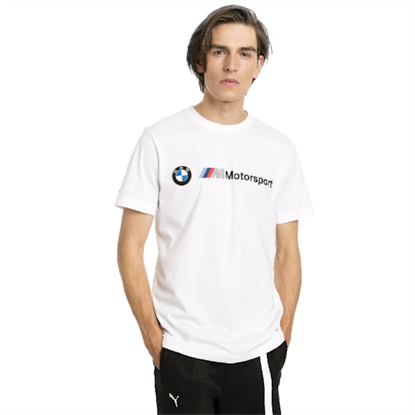 BMW M モータースポーツ ロゴ Tシャツ, Puma White, extralarge