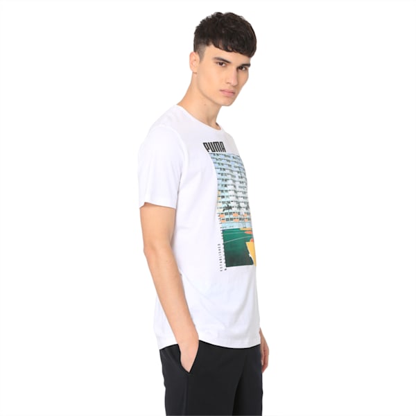 Graphic Photo Tee, Puma White, extralarge-IND