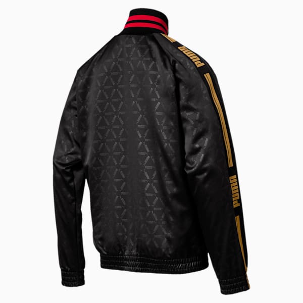 LUXE PACK Track Jacket, Puma Black-AOP, extralarge