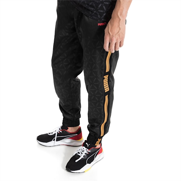 LUXE PACK Track Pants, Puma Black--AOP, extralarge