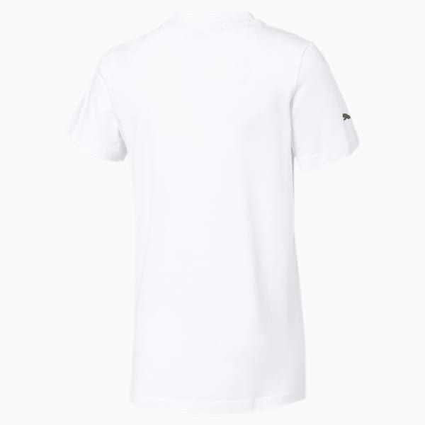 BMW M Motorsport Boys' Logo Tee JR, Puma White, extralarge