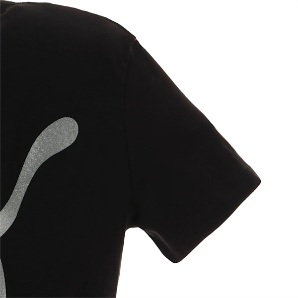 CLASSICS ロゴ ウィメンズ SS Tシャツ, Cotton Black-metal, extralarge-JPN
