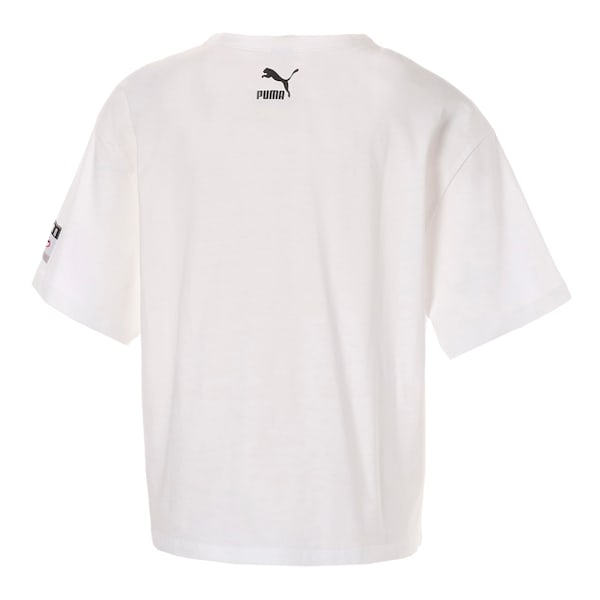 90S RETRO ウィメンズ SS Tシャツ, Puma White, extralarge-JPN