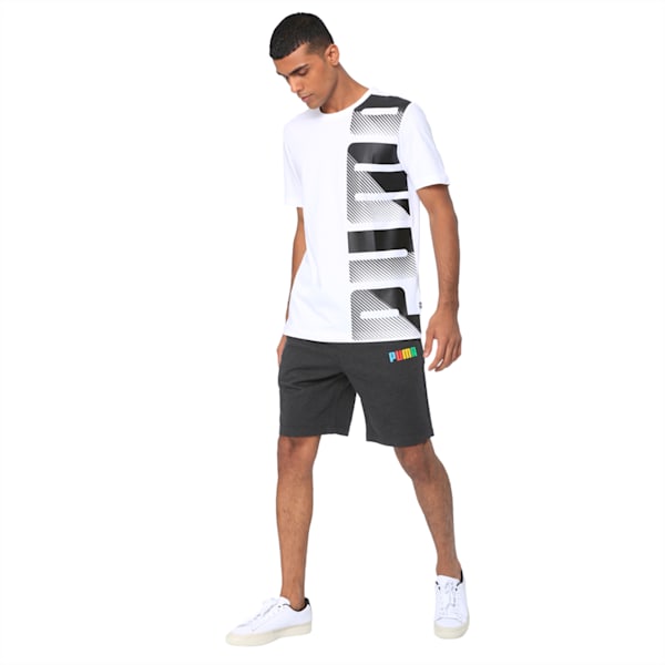 Summer Men's Logo Tee, Puma White, extralarge