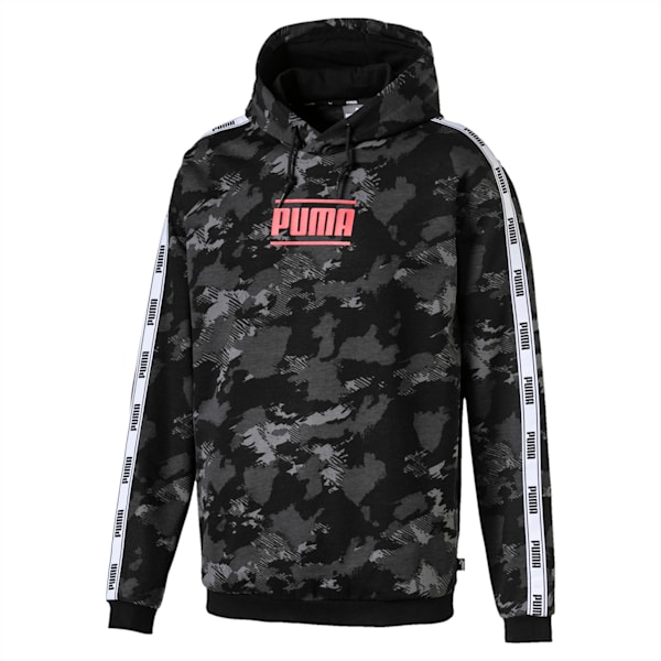 Men's Camouflage Hoodie Jacket, Iron Gate-AOP, extralarge-IND