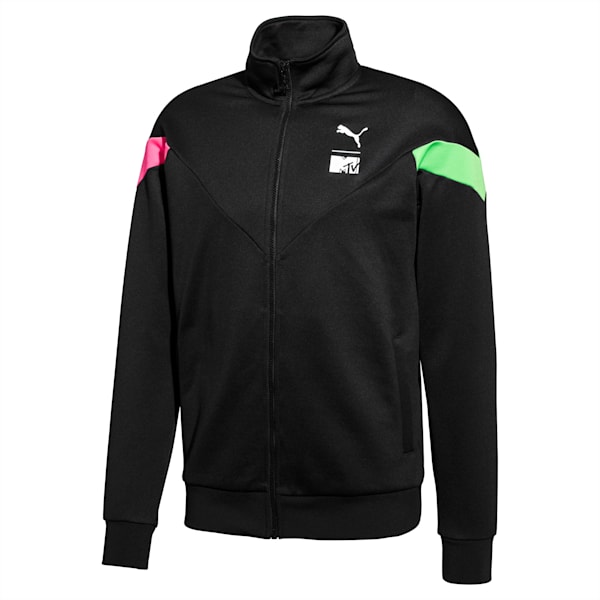 PUMA x MTV Men’s Track Top, Puma Black, extralarge