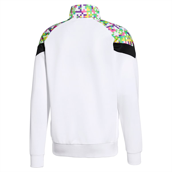 PUMA x MTV MCS Men’s AOP Track Top, Puma White-AOP, extralarge