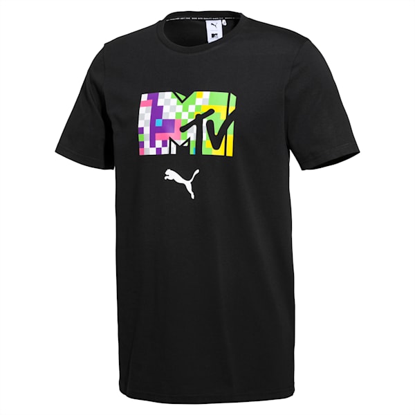 PUMA x MTV Men’s Tee, Puma Black, extralarge