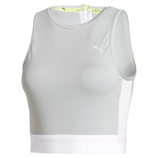 Puma Womens Iconic Racerback Crop Top - White - Size X-Small in 2023