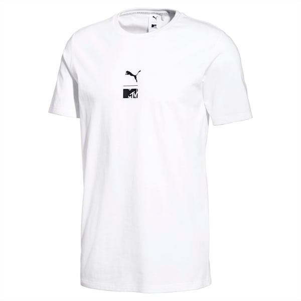 PUMA x MTV Men’s Tee, Puma White, extralarge