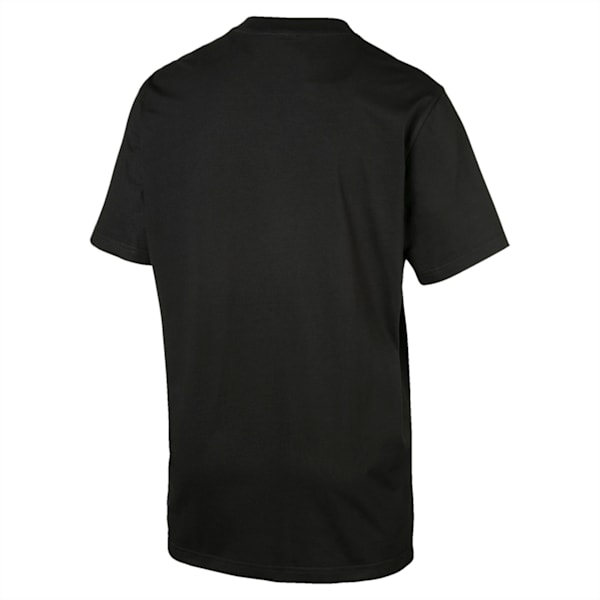 Pinstripe Graphic Tee, Puma Black, extralarge-IND