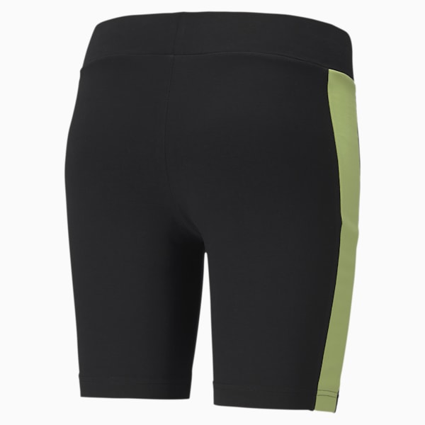 Classics Women's Biker Shorts, Puma Black-Sunny Lime, extralarge